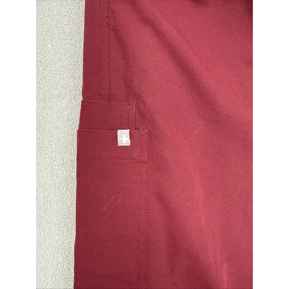 Figs Technical Collection Mens Axim Scrub Pants Size XLarge Dark Red T2001
